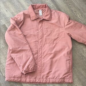 ALO Yoga Men's Dusty Pink Shirt Jacket